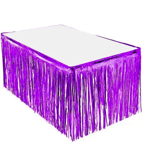 resimler/genel/Mor Püsküllü Masa Eteği 70*300 cm