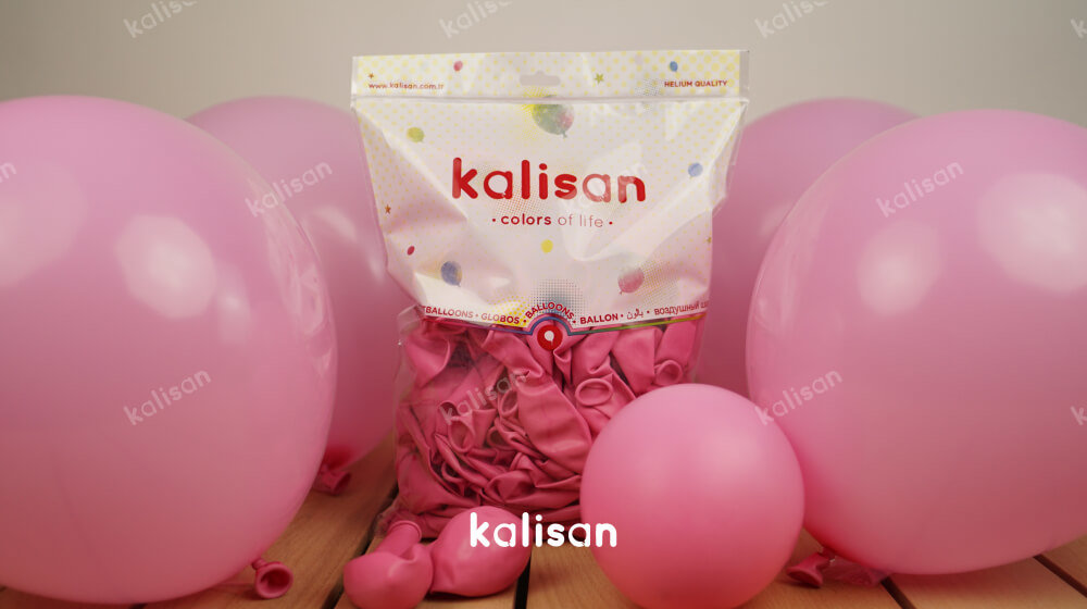 12'' Standart Balon Şeker Pembe (Candy Pink) 100’lü