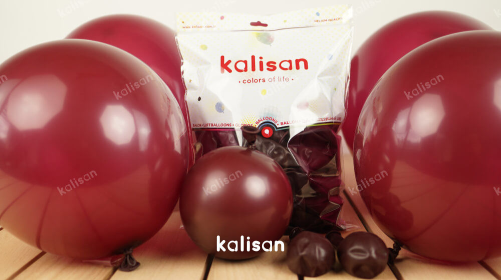 resimler/genel/12'' Standart Balon Bordo (Burgundy) 100’lü