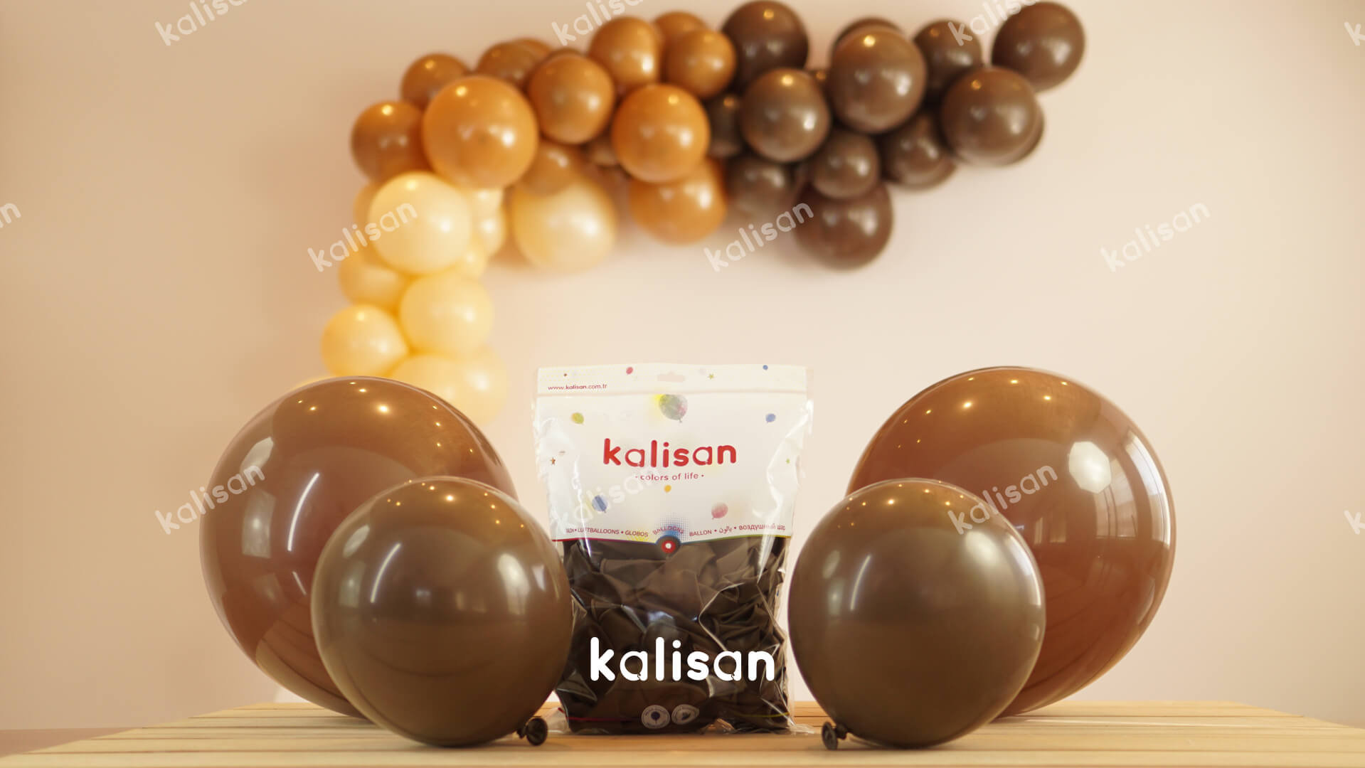 resimler/genel/12'' Standart Balon Çikolata Kahve (Chocolate Brown ) 100’lü