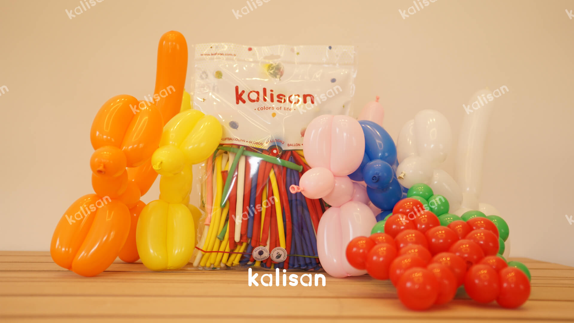 	260M Standard Karışık Sosis (Assorted) Balon - 100'Lü