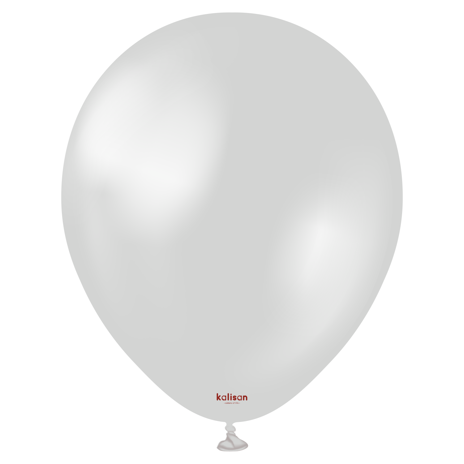 12'' Metalik Gümüş (Silver) 50'Li Balon