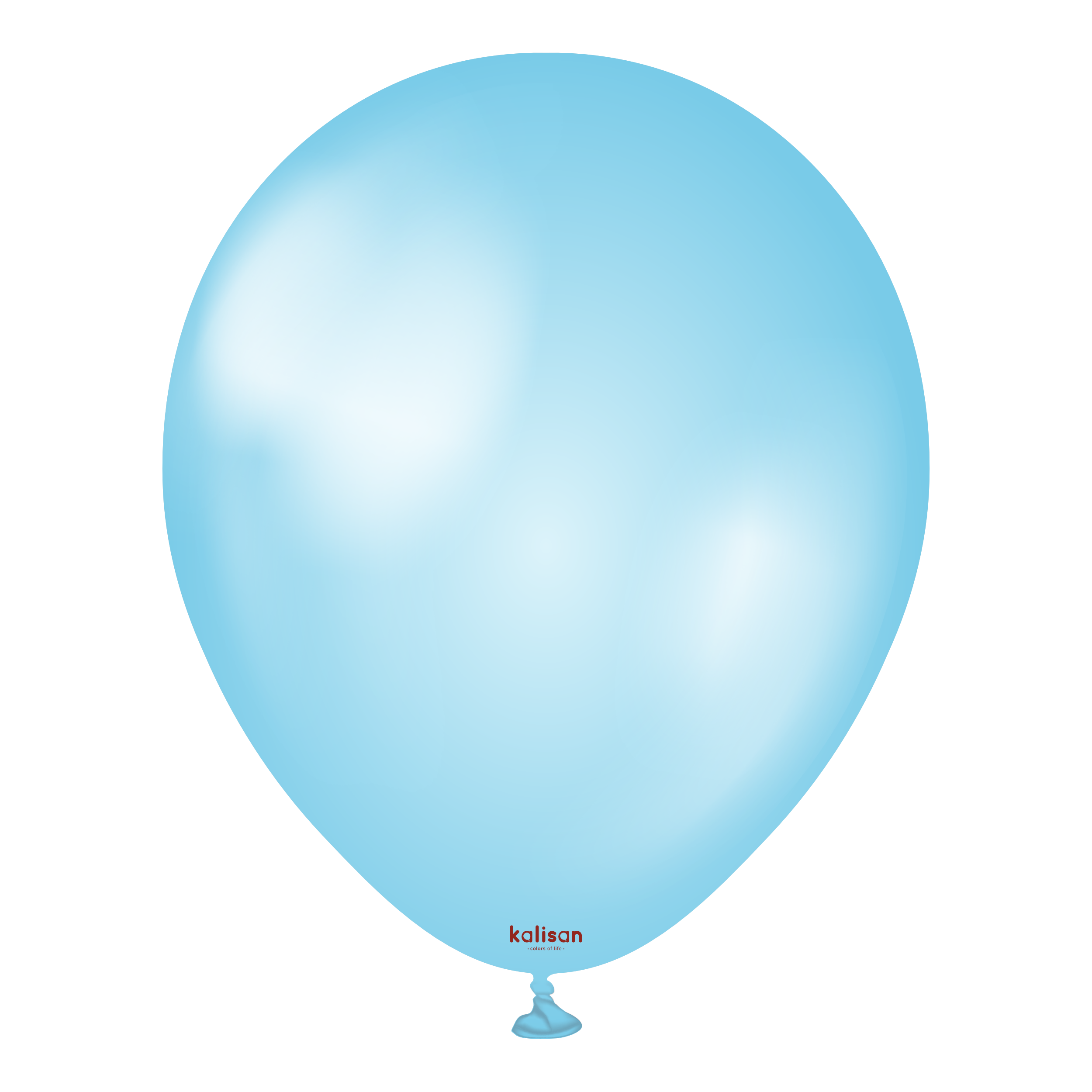 12'' Metalik Pearl Sky Blue (Parlak Mavi) 50'Li Balon