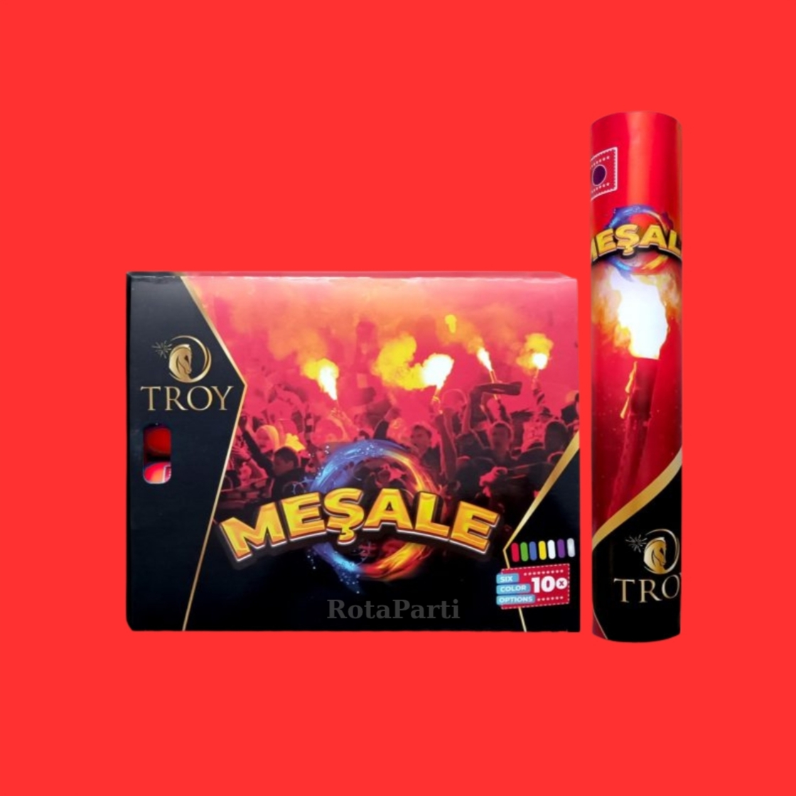 Maç Meşalesi Troy - Kırmızı