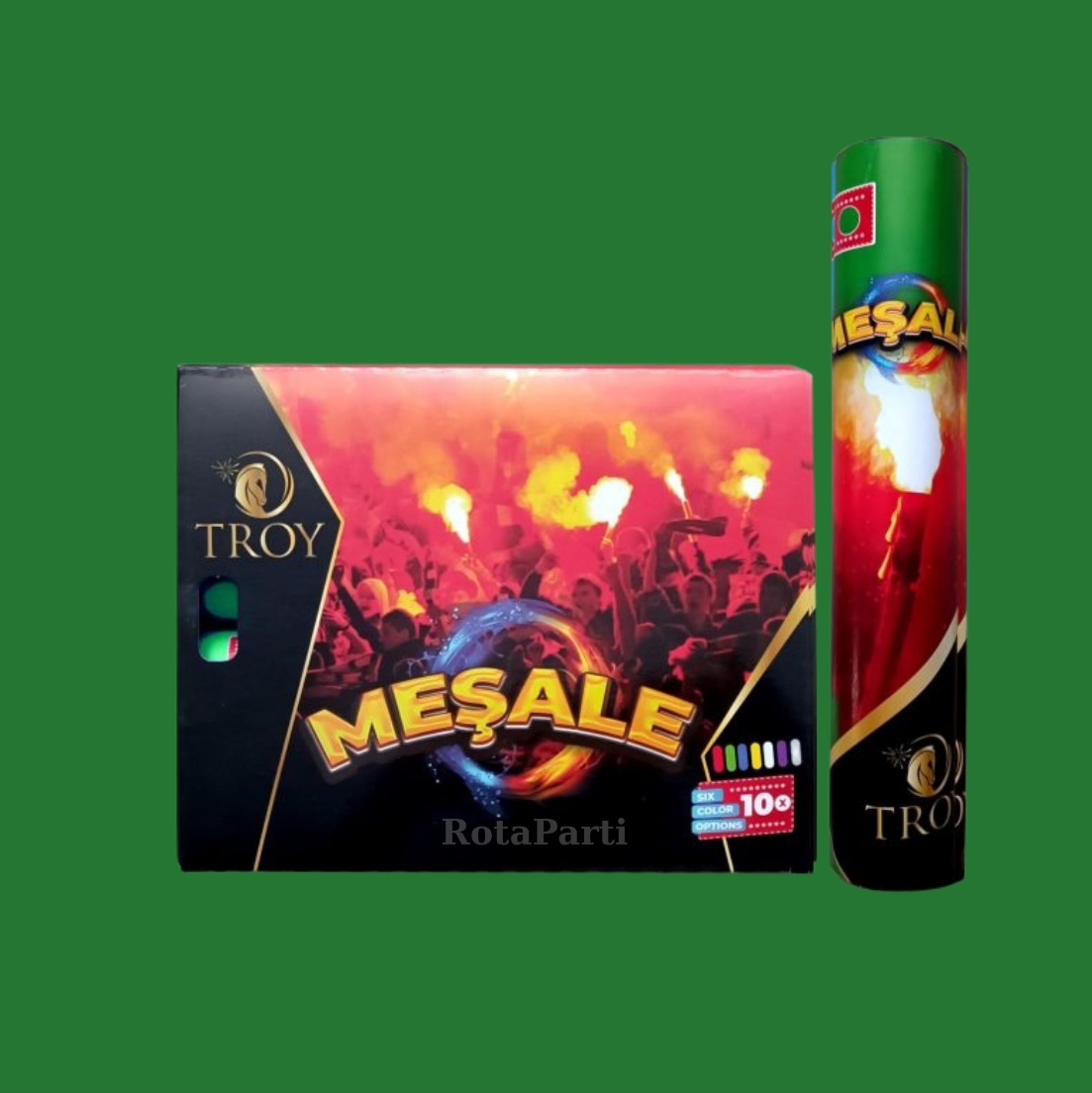 Maç Meşalesi Troy - Yeşil 