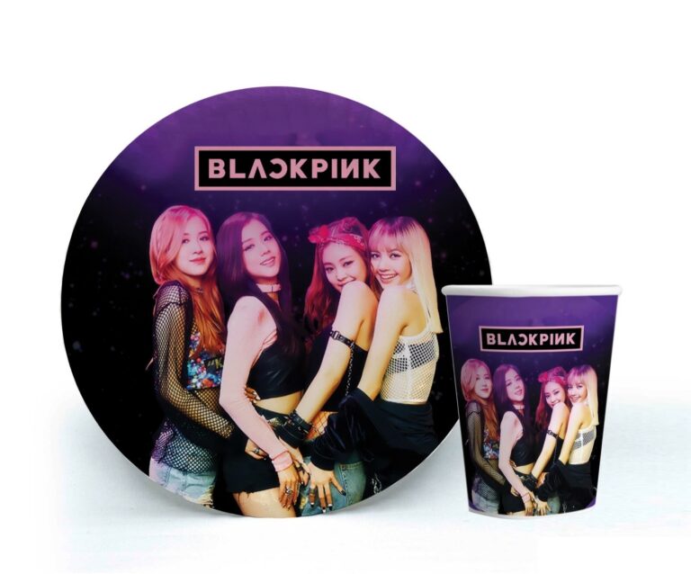 Blackpink Karton Tabak Bardak (8 adet)